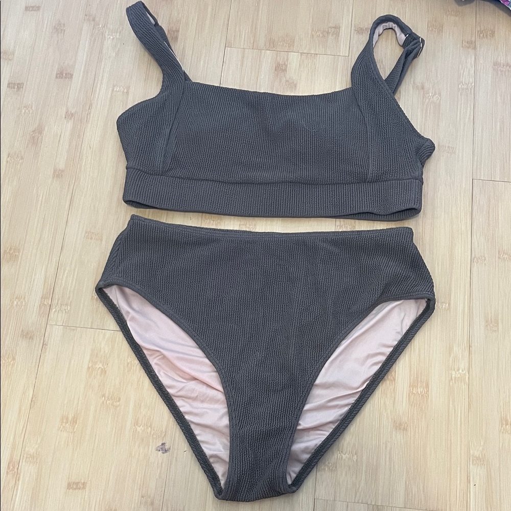 Geode Army Green Bikini Set